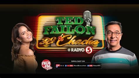 sulasok tv sabay sabay nating|TED FAILON DJ CHACHA SA RADYO5 .